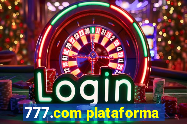 777.com plataforma